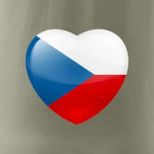 Česká vlajka srdce