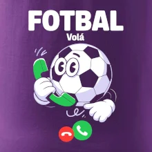 Karikatura fotbal volá