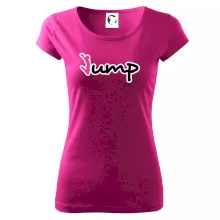 Jump - nápis a panáček