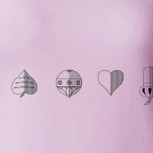 Prší - barvy hracích karet