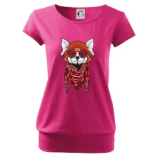 Červená panda hipster