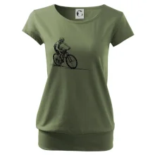 MTB kreslený cyklista