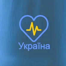 Moje srdce bije pro Ukrajinu - velké