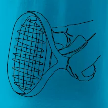 Tenisová raketa jednim tahem