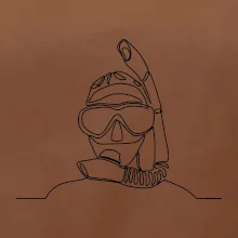 Potápěč jedním tahem