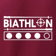 Biathlon terč a hůlky