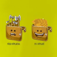 Před výplatou po výplatě  (Pecka design)