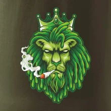 Zhulený lev zelený