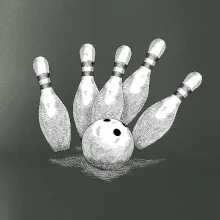 Bowling kresba