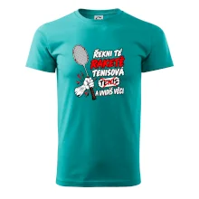 Badmintonová raketa není tenisová