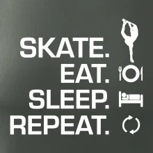 Eat sleep skate - lední bruslení