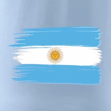 Argentina vlajka kreslená štětkou