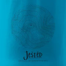 Ještěd - vrstevnice v kruhu