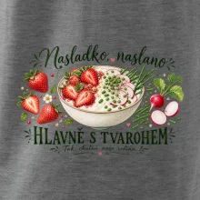 Nasladko naslano hlavně s tvarohem