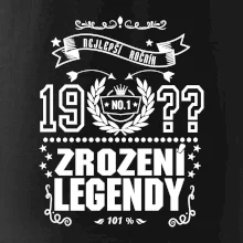 Zrození legendy - pro všechny - vlastní letopočet Zrození legendy - pro všechny - vlastní letopočet