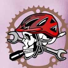 Lebka biker opravář