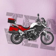 Cestovní enduro červená