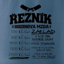 Hodinová mzda řezník
