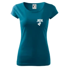 Jméno a nápis na zádech - stage crew