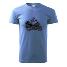 Cestovní motorka kostra