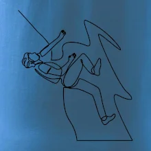 Lezec na skále jedním tahem