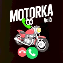 Karikatura motorka silnice volá