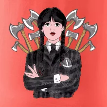 Sekery - holka v černém (Pecka design)