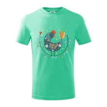 Folklor - slepice s kopretinou