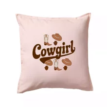 Cowgirl nápis a oblečení