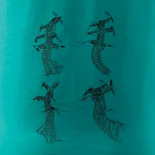 Zkroucený stožár vysokého vedení