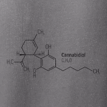 Molekulární struktura CBD (Canabidiol)