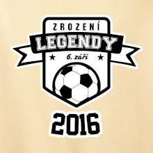 Zrození fotbalové legendy - tvůj den a rok narození