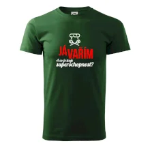 Já vařím - tvoje superschopnost? rovný nápis Já vařím - tvoje superschopnost? rovný nápis