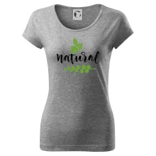 Natural - nápis v listech