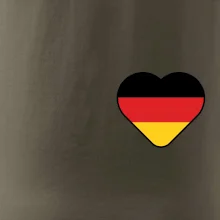 Germany love malé - Německá vlajka