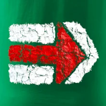 Párová turistická značka  červená