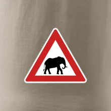 Dopravní značka - Pozor slon