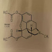 Molekulární struktura Heroin