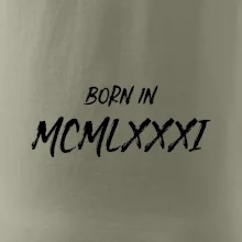 Born in - Římské číslo 1981