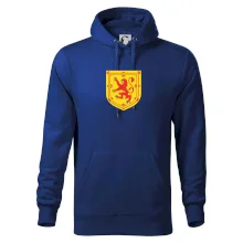 Skotský lev na hrudi