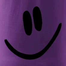 Emoji bez obrysu - usměv