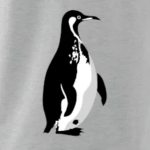 Tučňák černobílý z boku