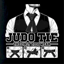 Judo tie jediná kravata