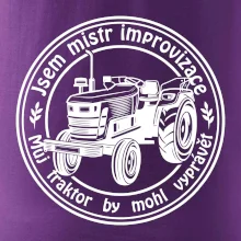 Mistr improvizace starý traktor