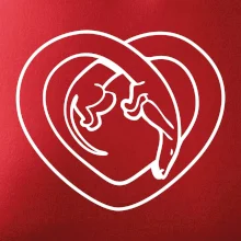 Jezevčík srdce - obrys