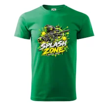 Neonový zásah splash zone paintball
