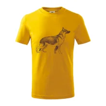 Německý ovčák -  kreslený skica