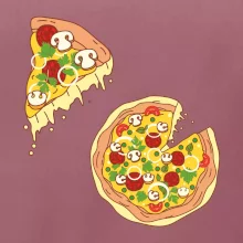 Pizza + Pizza kousek