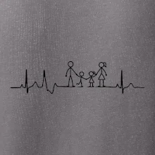 EKG rodina - kluk holka