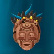 Mayové maska hnědá